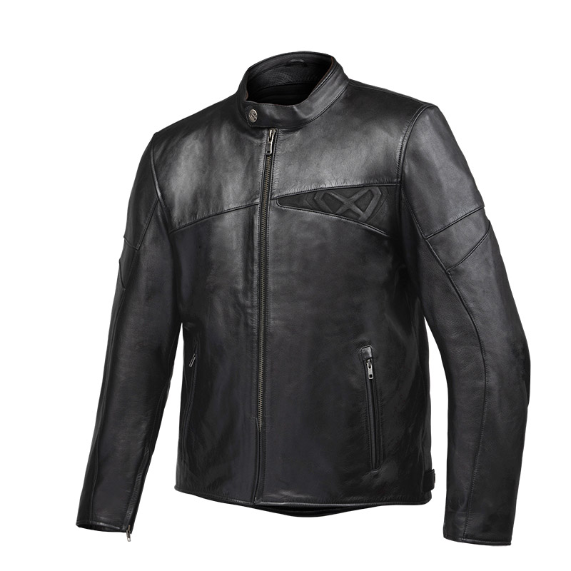 Ixon Cranky C Leather Jacket Black