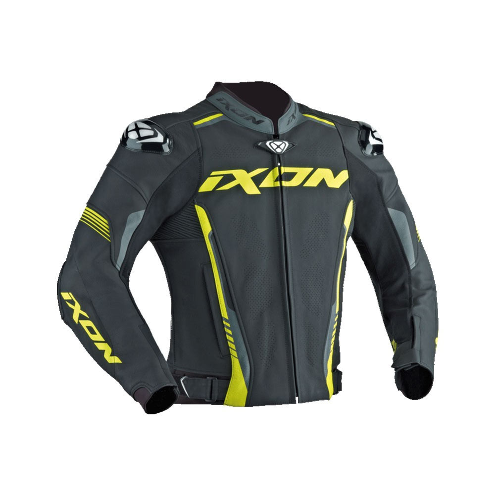 Ixon Vortex Jacket Black Grey Yellow Fluo 100201034-1086 Jackets ...
