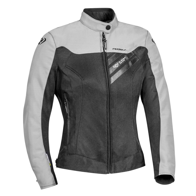 Ixon Orion Lady Jacket Black Grey 100102044-1113 Jackets | MotoStorm