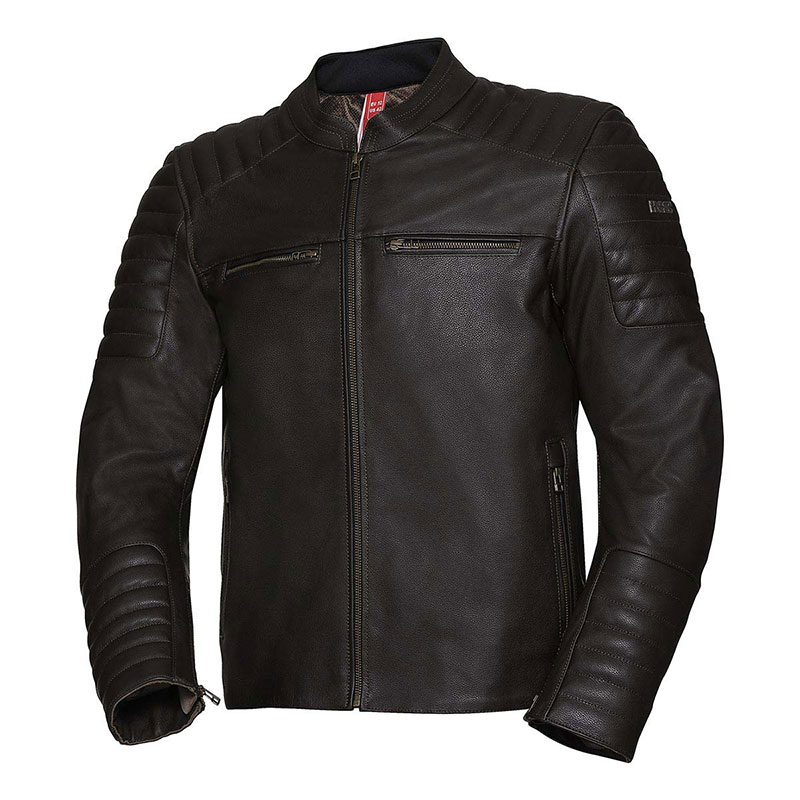 Ixs Classic Ld Dark Leather Jacket Brown X73022-808 Jackets | MotoStorm