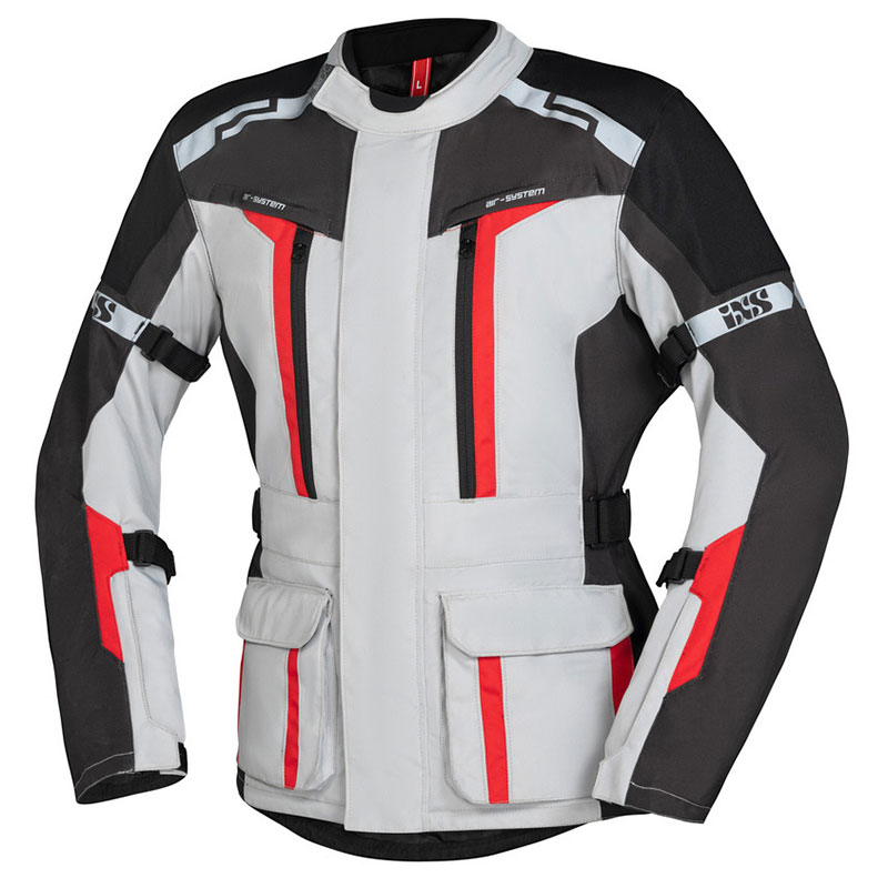 Blouson IXS Tour Evans ST 2.0 gris rouge