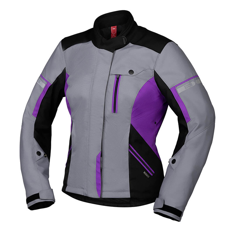 Giacca Donna IXS Finja-ST 2.0 nero grigio viola