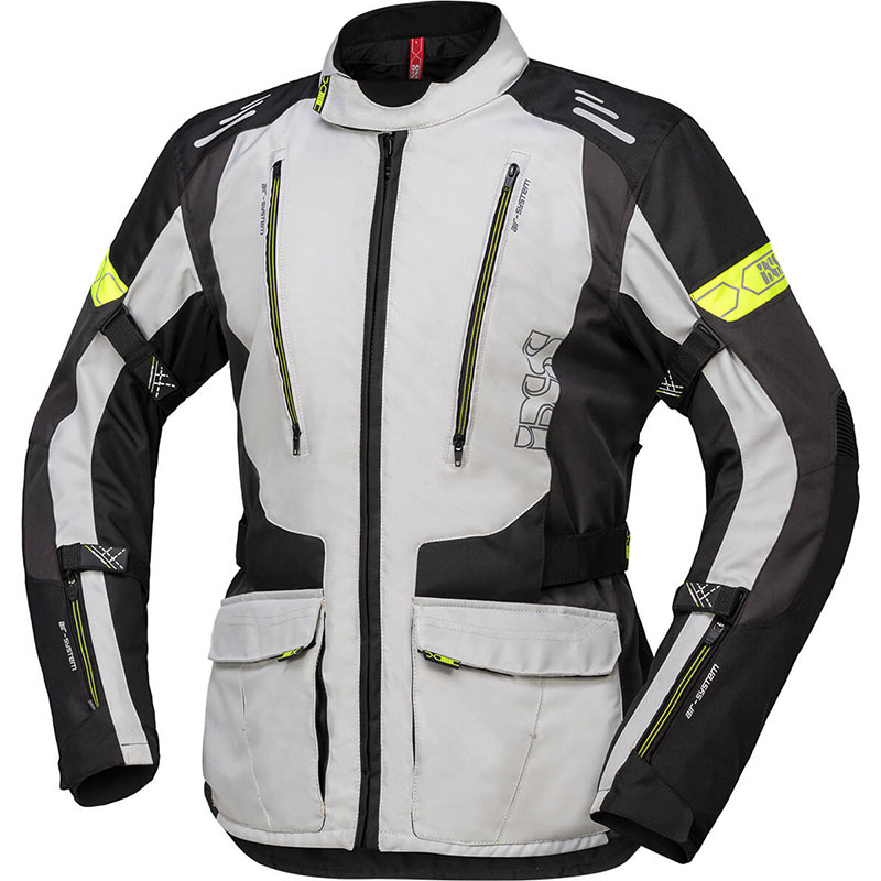 Giacca IXS Tour Lorin-ST nero grigio blu