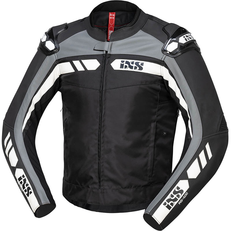 Ixs Sport Lt Rs-500 1.0 Jacket Black Grey White X51053-391 Jackets ...