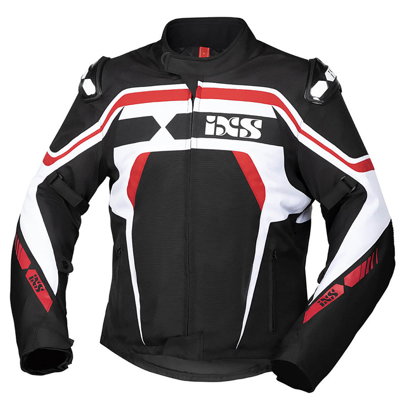 Giacca IXS Sport RS-700 ST nero bianco rosso