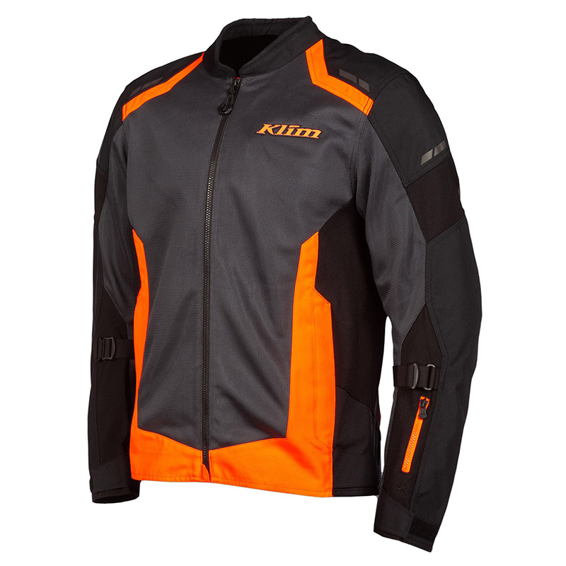 Giacca Klim Induction nero Strike arancio