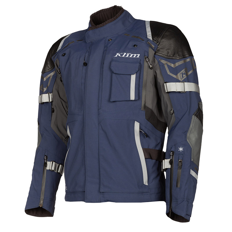 Giacca Klim Kodiak Navy blu Monument grigio