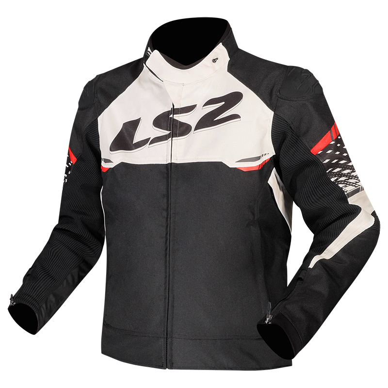 Chaqueta LS2 Apex blanco rojo