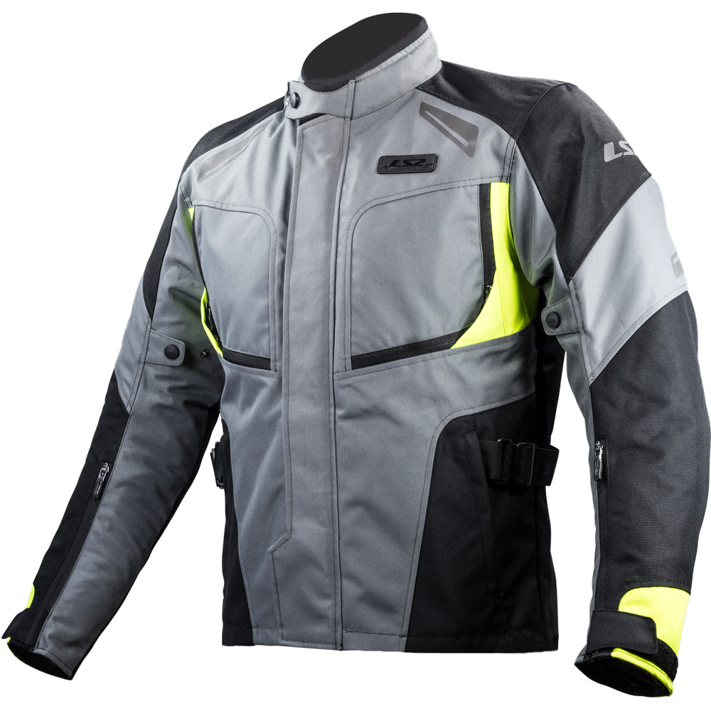 Giacca LS2 Phase grigio giallo fluo