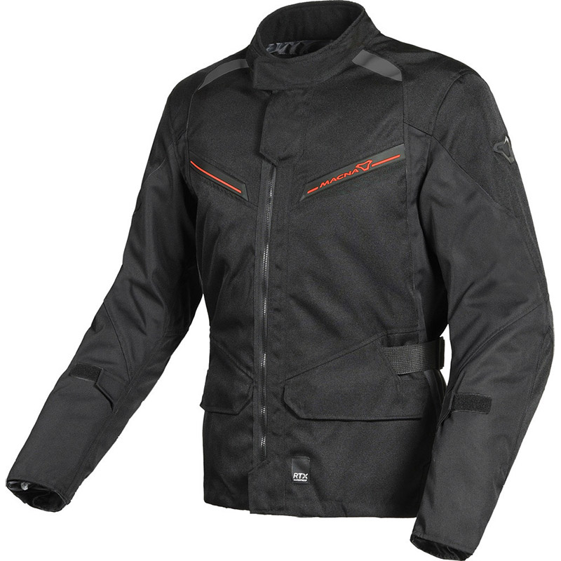 Macna Murano Jacket Black Red MA-1653268101 Jackets | MotoStorm