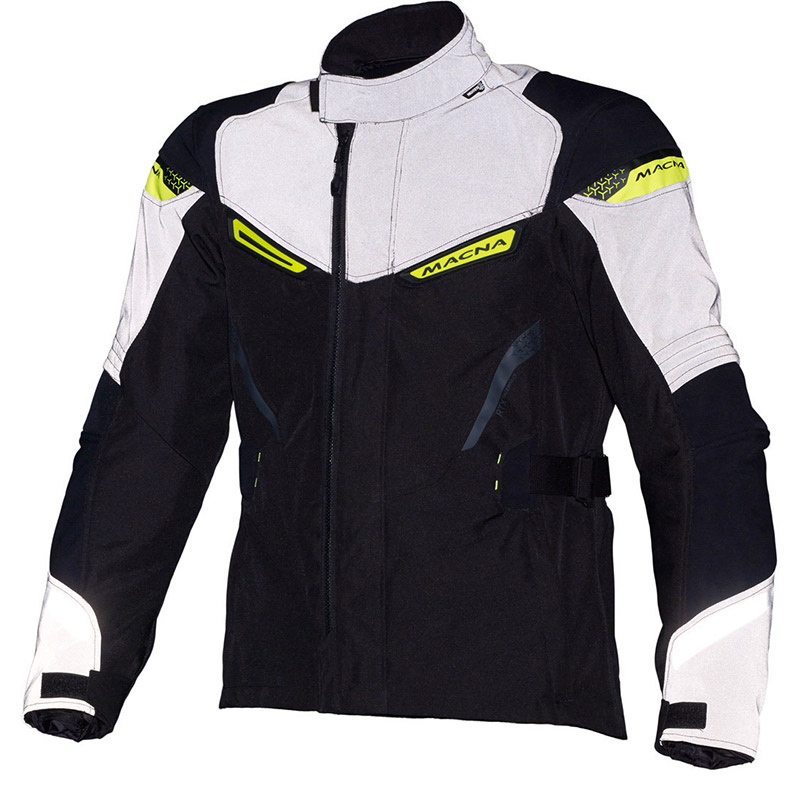 Macna Myth Night Eye Jacket Black Yellow MA-1653232888 Jackets | MotoStorm