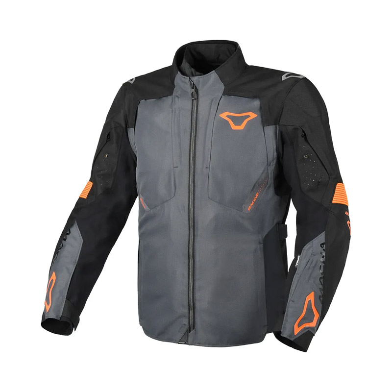 Macna Notch Jacket Grey Orange MA-1653701183 Jackets | MotoStorm