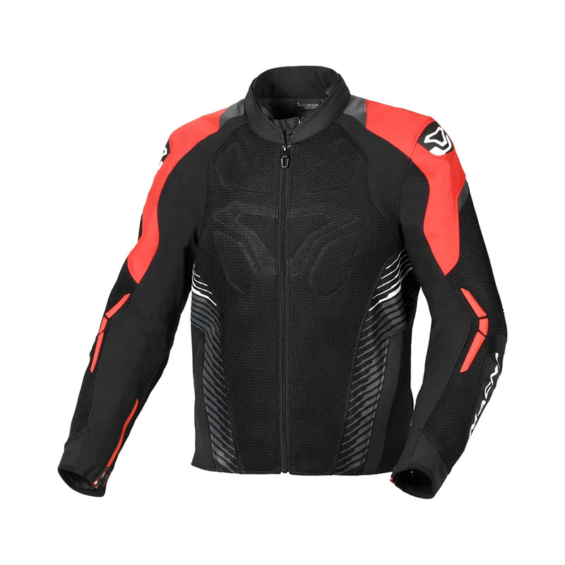 Macna Novic Jacket Black Red MA-1653103132 Jackets | MotoStorm