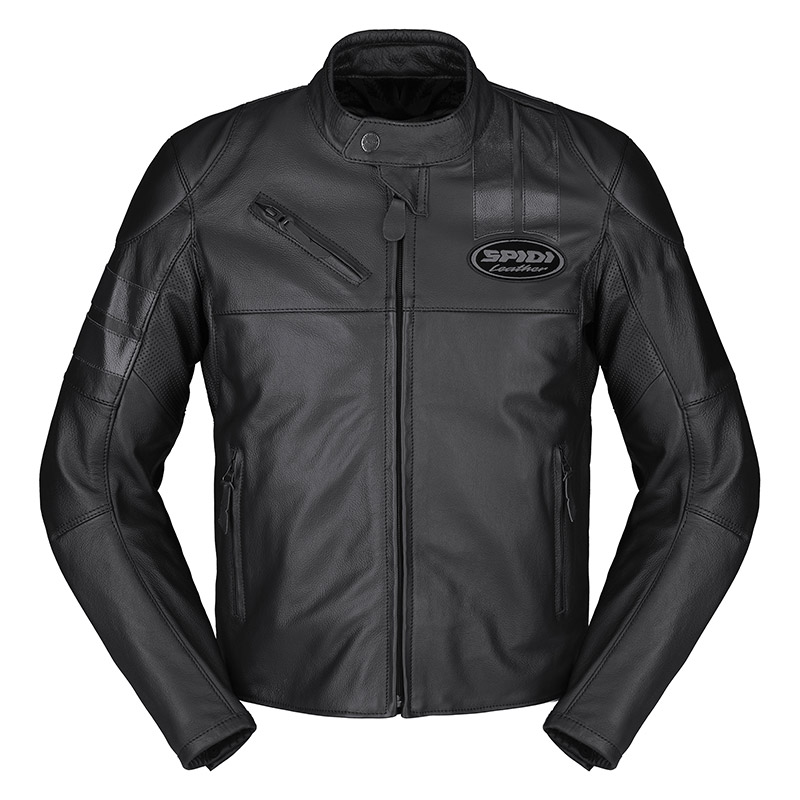 Spidi Roar Leather Jacket Black