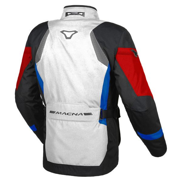 Macna Rancher Jacket Light Grey Blue Red MA-1653278853 Jackets | MotoStorm