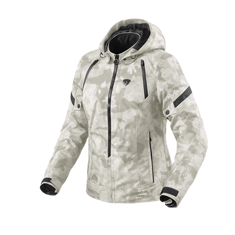 Giacca Donna Rev'It Flare 3 H2O camo bianco