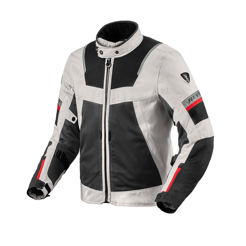 Chaqueta Rev'It Tornado 4 H2O plata negro