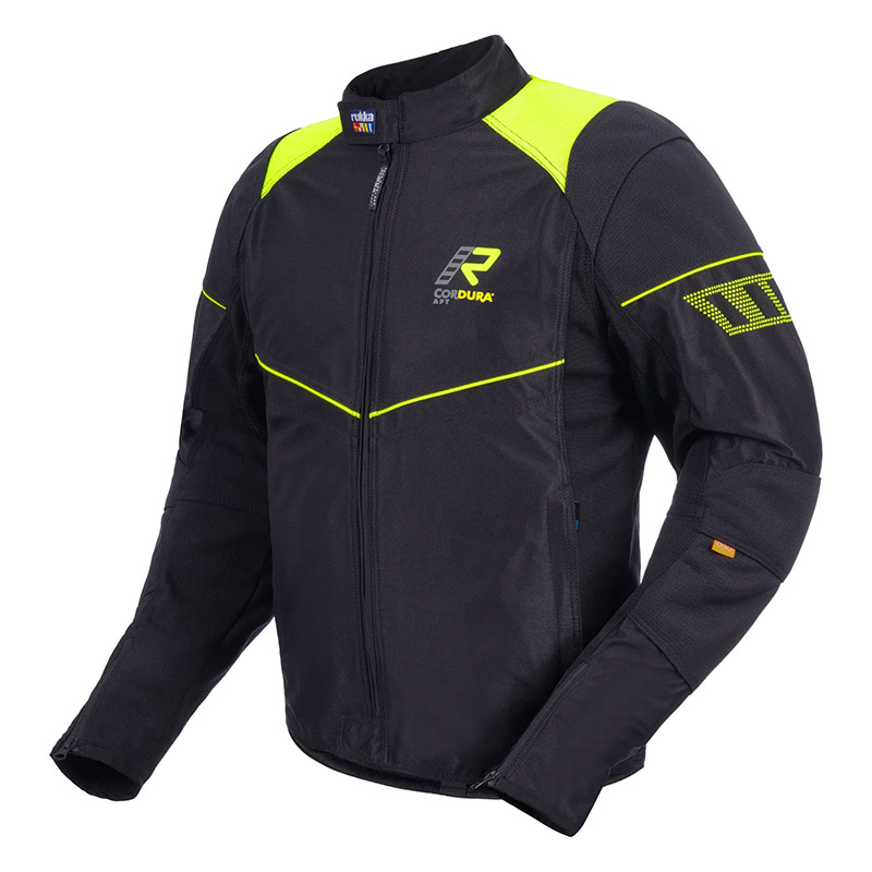 Chaqueta Hombre LS2 Riva Negro/Amarillo