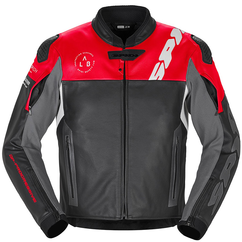 Spidi Dp Progressive Leather Jacket Red P229014 Jackets | MotoStorm