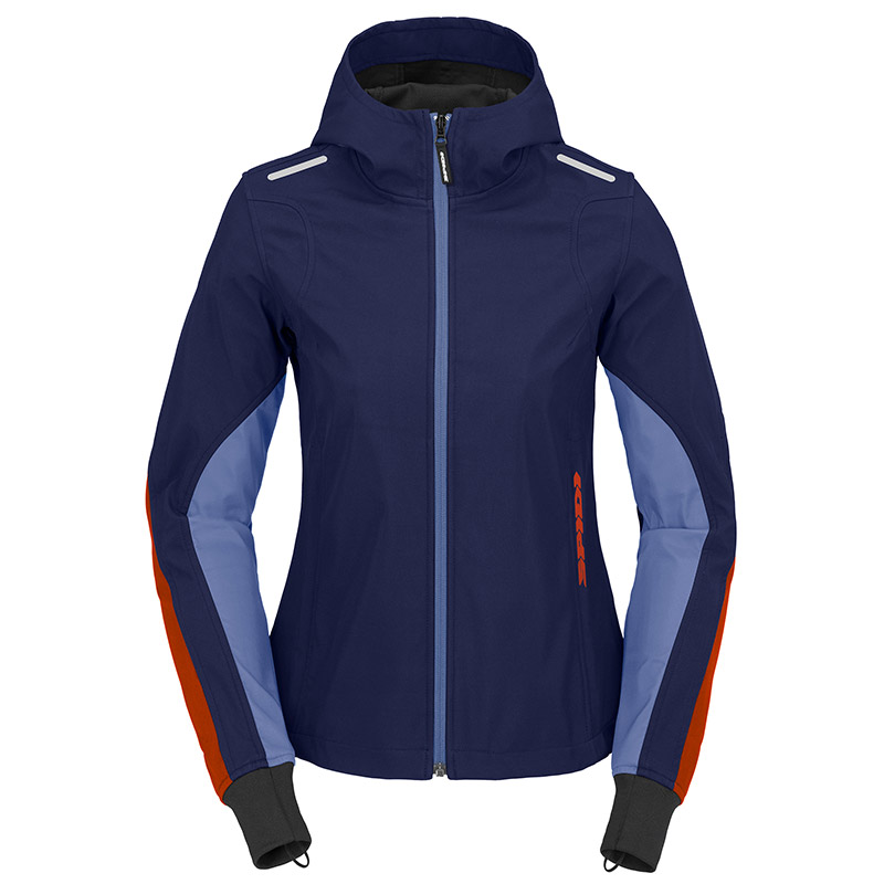 Spidi Hoodie Armor Light Damenjacke navy