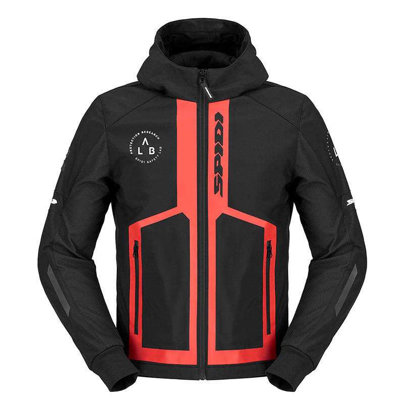 Chaqueta Spidi Hoodie Armor Evo 2 rojo