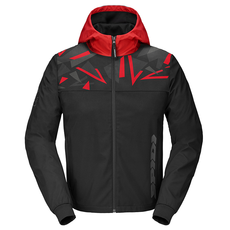 Giacca Spidi Hoodie Evo Sport rosso