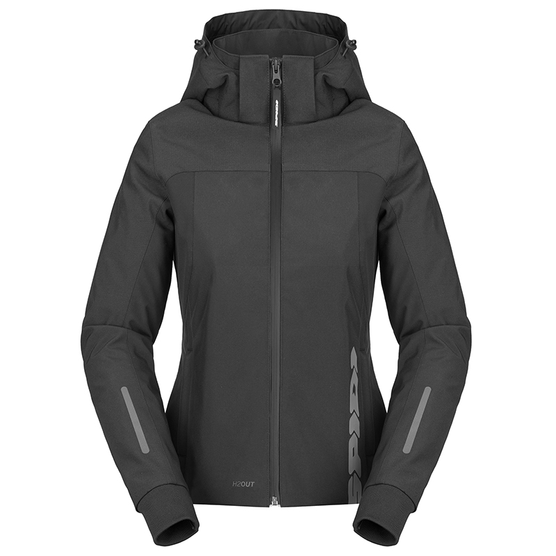 Spidi Hoodie H2Out 2 Damenjacke schwarz