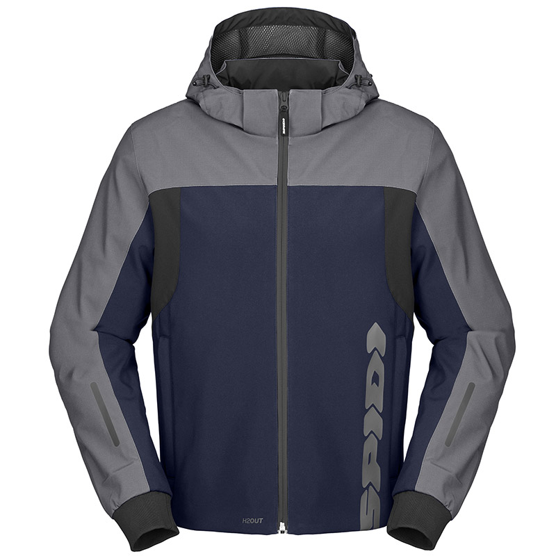 Spidi Hoodie H2out 2 Jacket Silver D299041 Jackets | MotoStorm