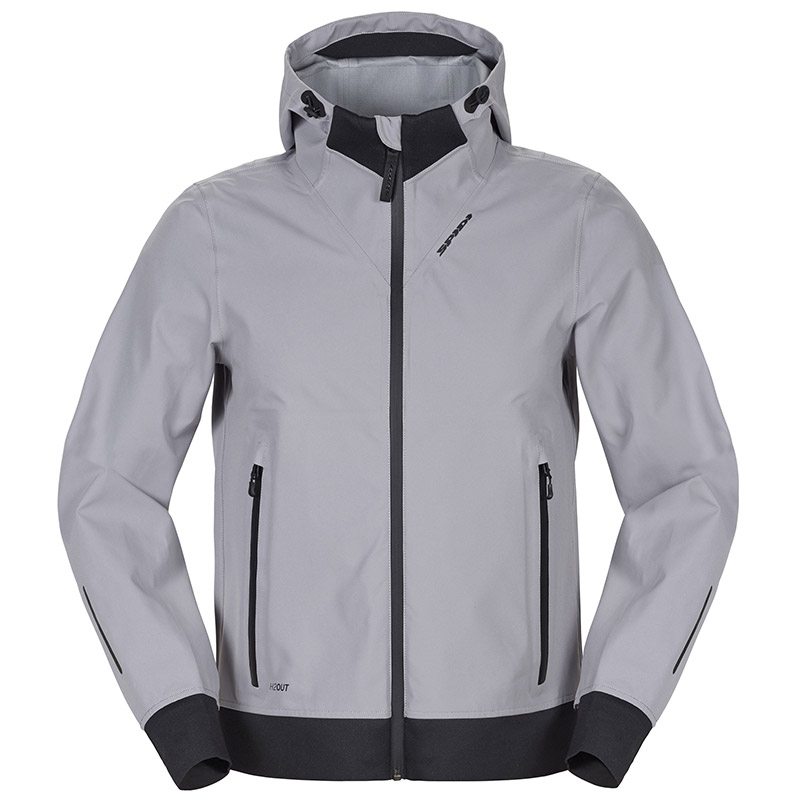 Giacca Spidi Hoodie Shell grigio