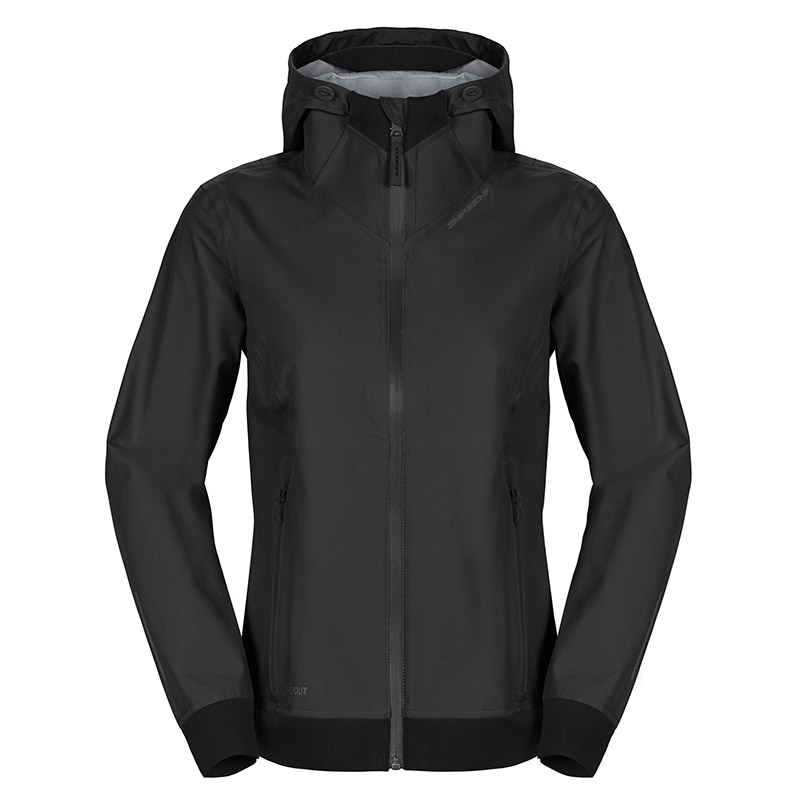 Giacca Donna Spidi Hoodie Shell black