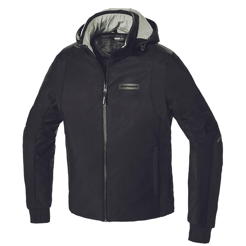 Giacca Spidi Hoodie Armor H2Out nero