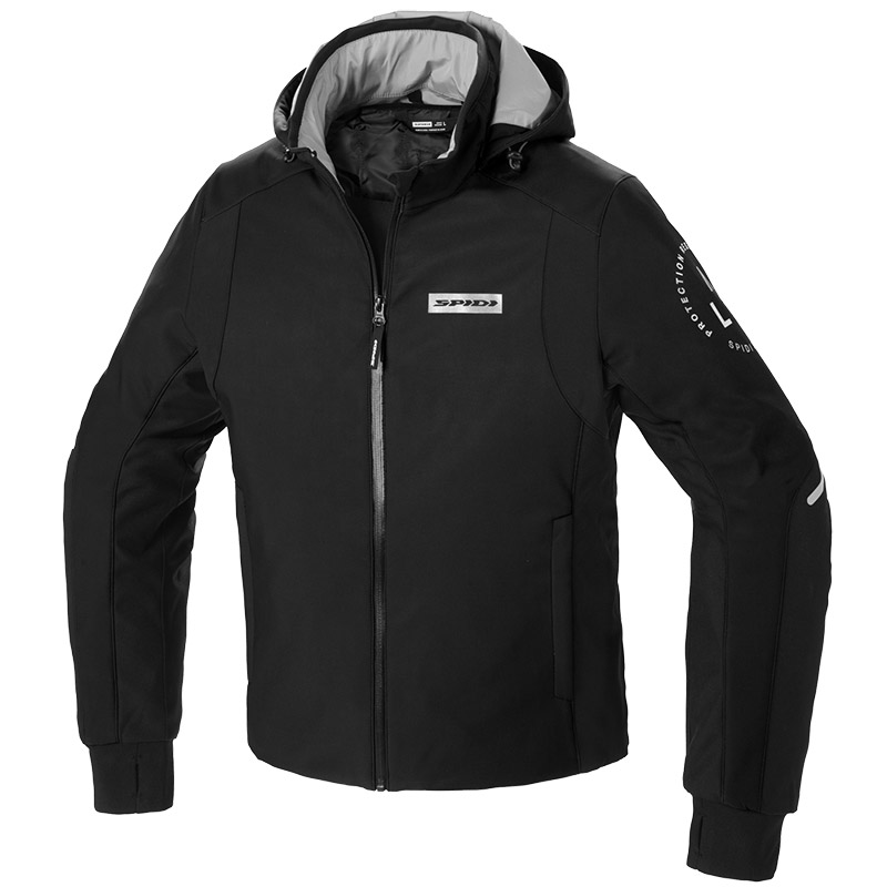 Giacca Spidi Hoodie Armor H2Out bianco nero