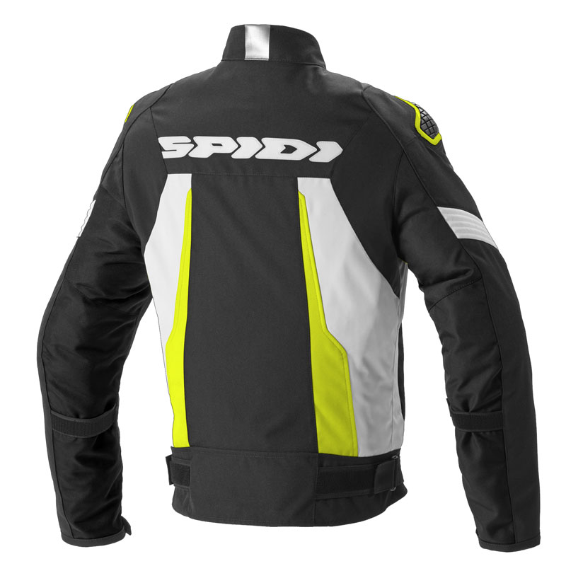 Sterling Sports/® in tessuto ad alta visibilit/à con marchio CE impermeabile Giacca da motociclista da uomo abbigliamento protettivo