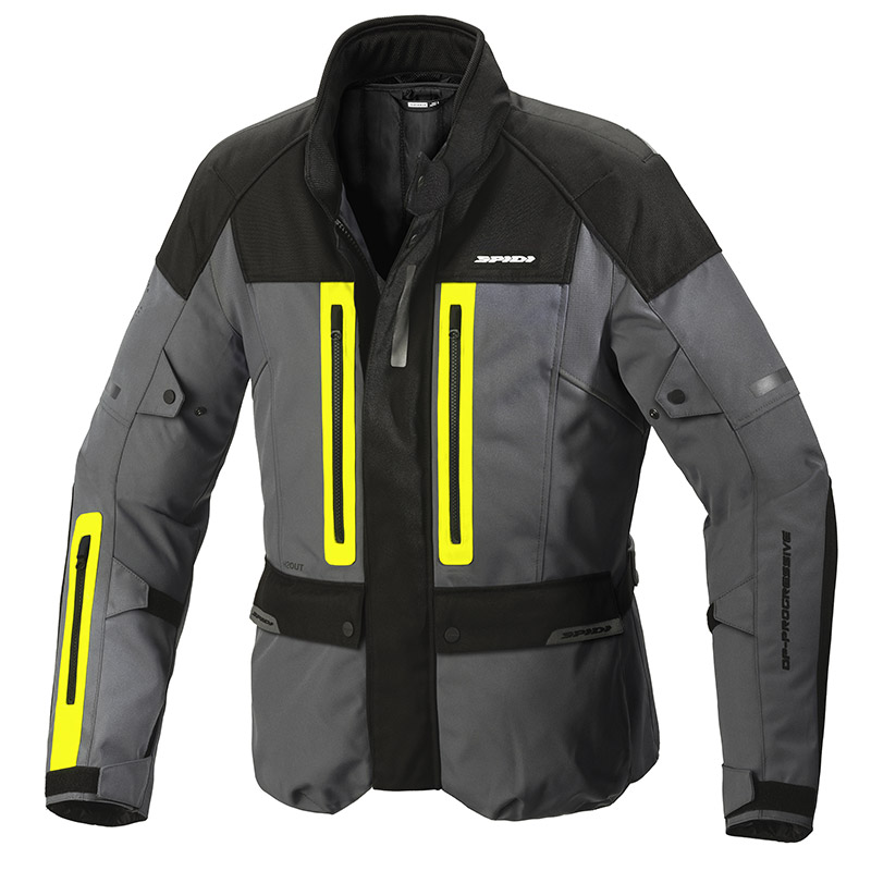 Giacca Spidi Traveler 3 H2Out grigio giallo