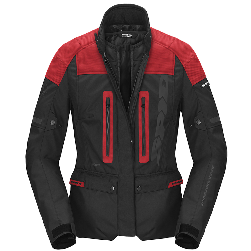 Spidi Traveler 3 Evo Lady Jacke Rouge