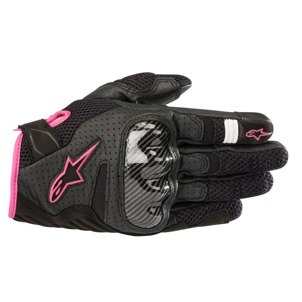 Alpinestars Stella Smx-1 Air v2 Guanti Nero Fucsia