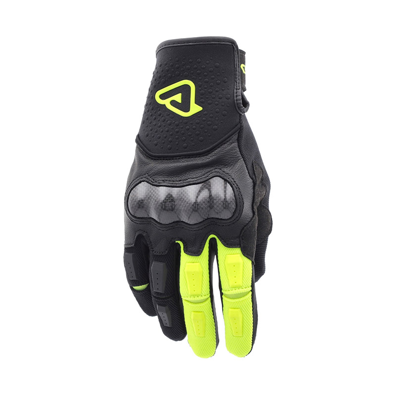 Guantes Acerbis CE Carbon G 5.0 negro amarillo