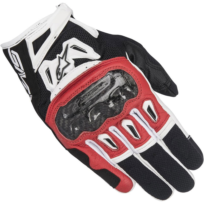 ALPINESTARS SMX-2 AIR CARBON V2 NERO/ROSSO/BIANCO