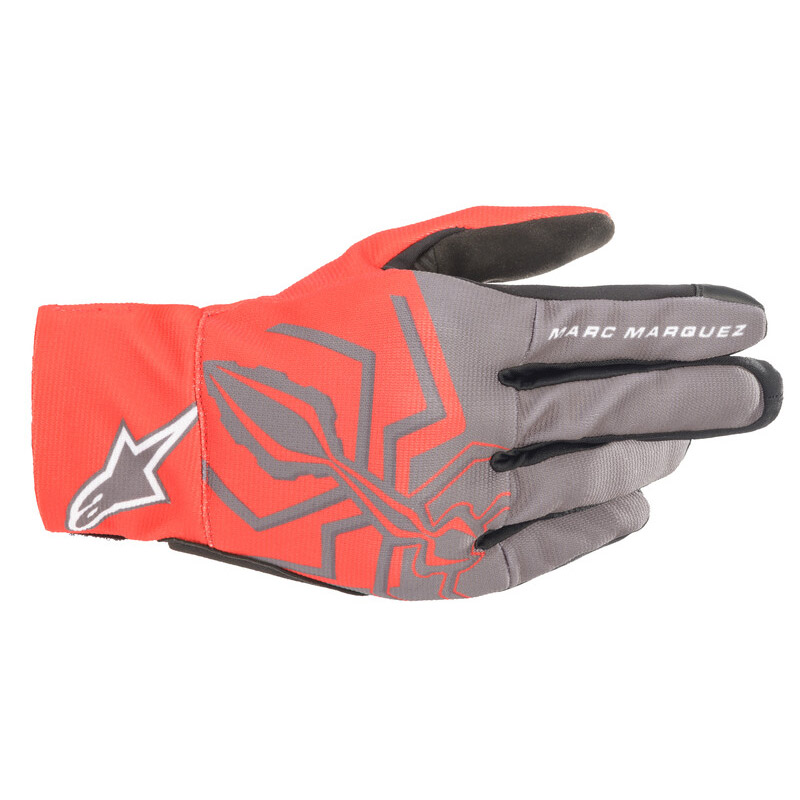 Guanti Alpinestars Aragon grigio scuro rosso