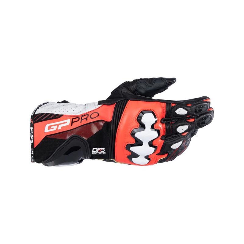 Guanti Alpinestars GP Pro V4 nero rosso fluo