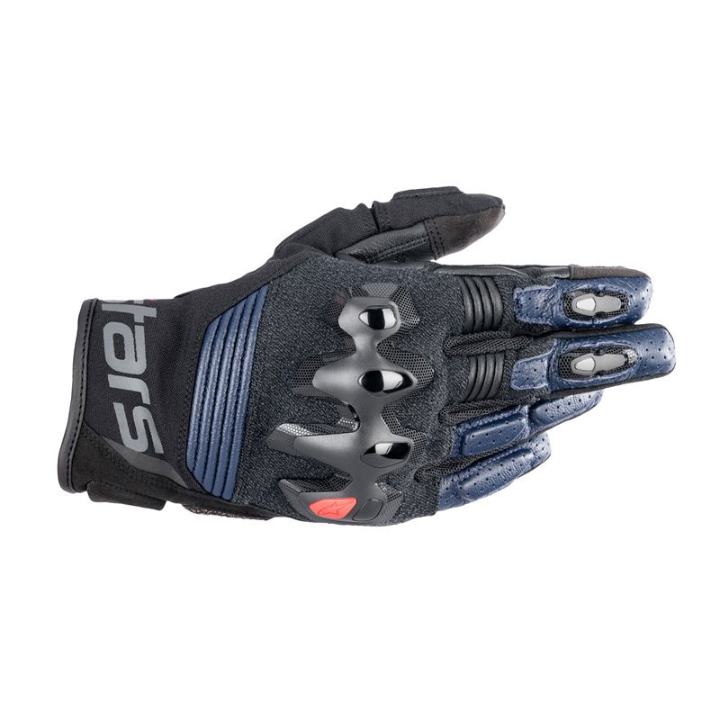 Guanti Pelle Alpinestars Halo blu nero