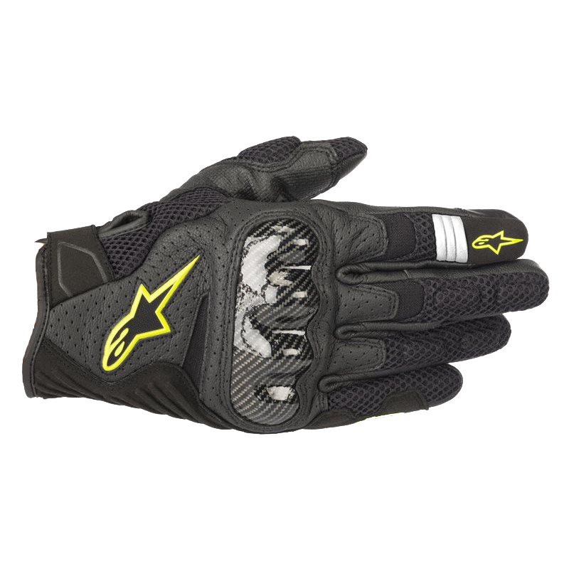 Guanti Alpinestars Smx-1 Air V2 nero giallo fluo