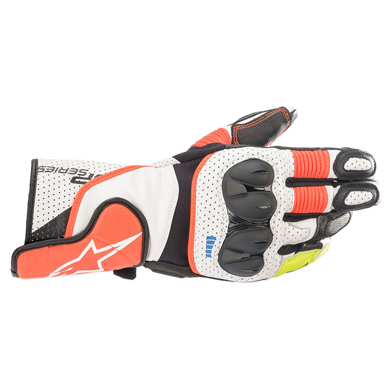 Alpinestars Sp-2 V3 Handschuhe weiß rot fluo