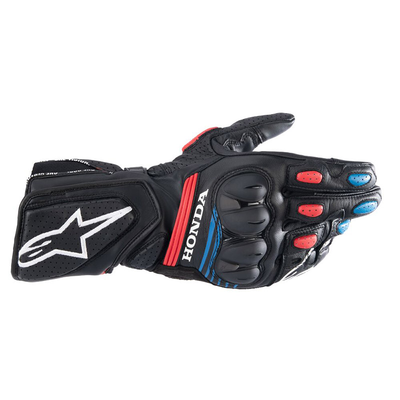 Alpinestars Honda Sp-8 V3 Gloves Black Red Blue