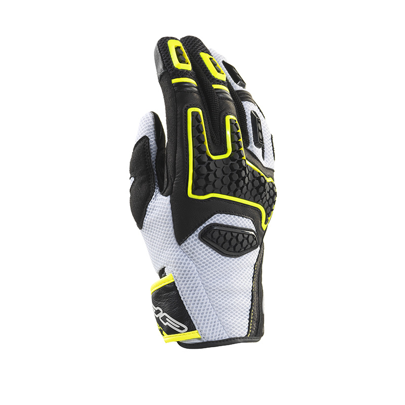 Guanti Clover GTS-3 bianco giallo