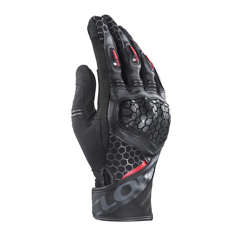 Guanti Clover Predator-2 nero rosso