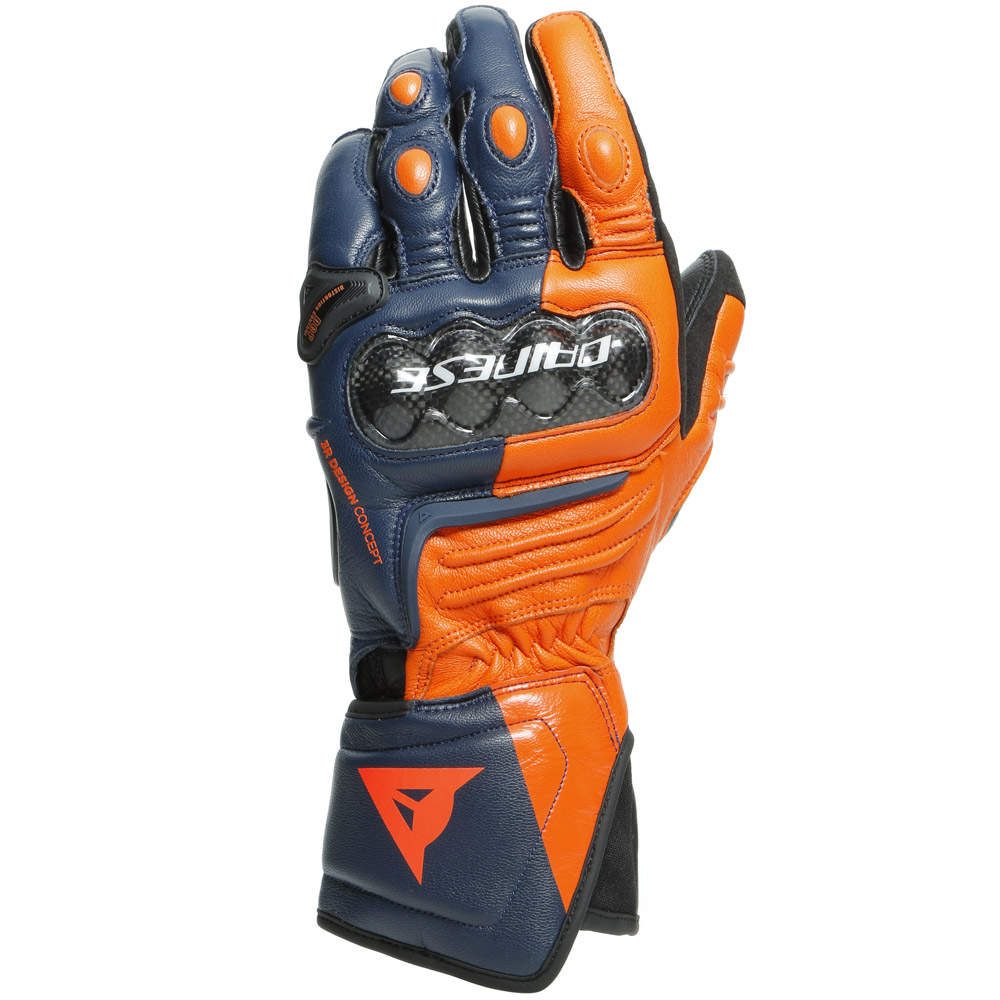 Guanti Dainese Carbon 3 Long nero iris arancio