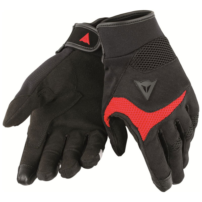 Dainese Guanti Desert Poon D1 Nero Rosso
