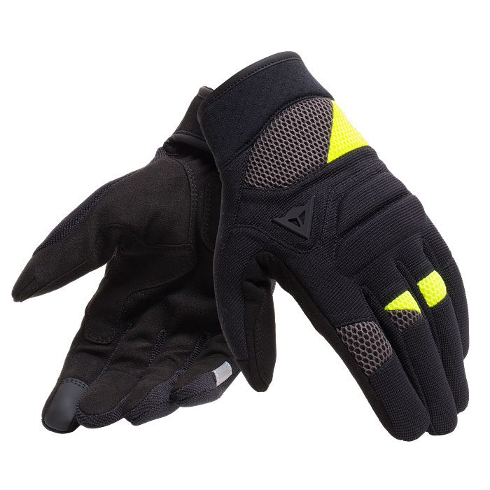 Dainese Fogal Gloves Black Yellow