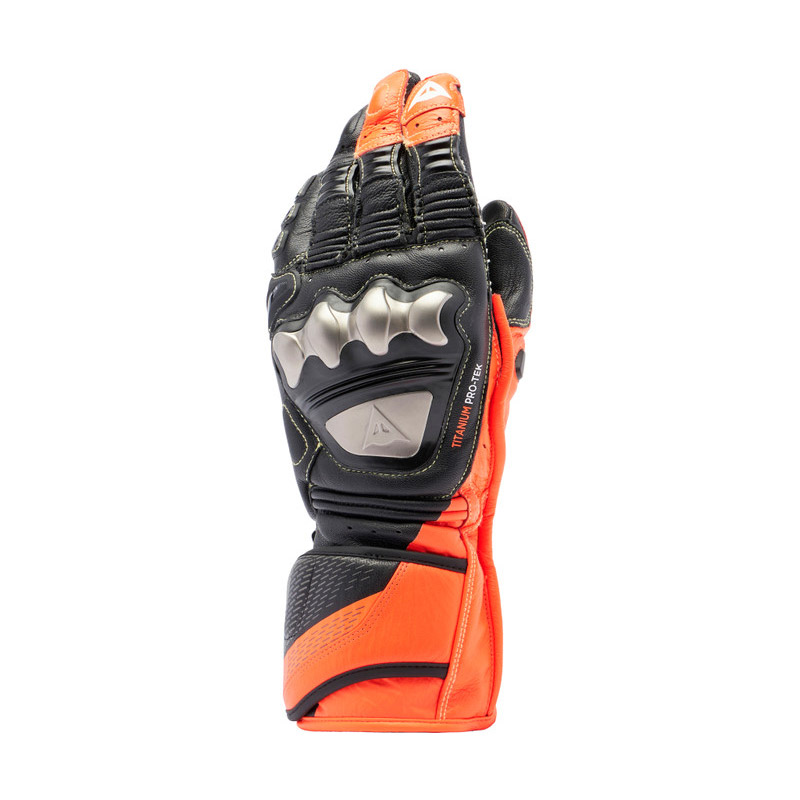 Guanti Dainese Full Metal 7 nero rosso fluo